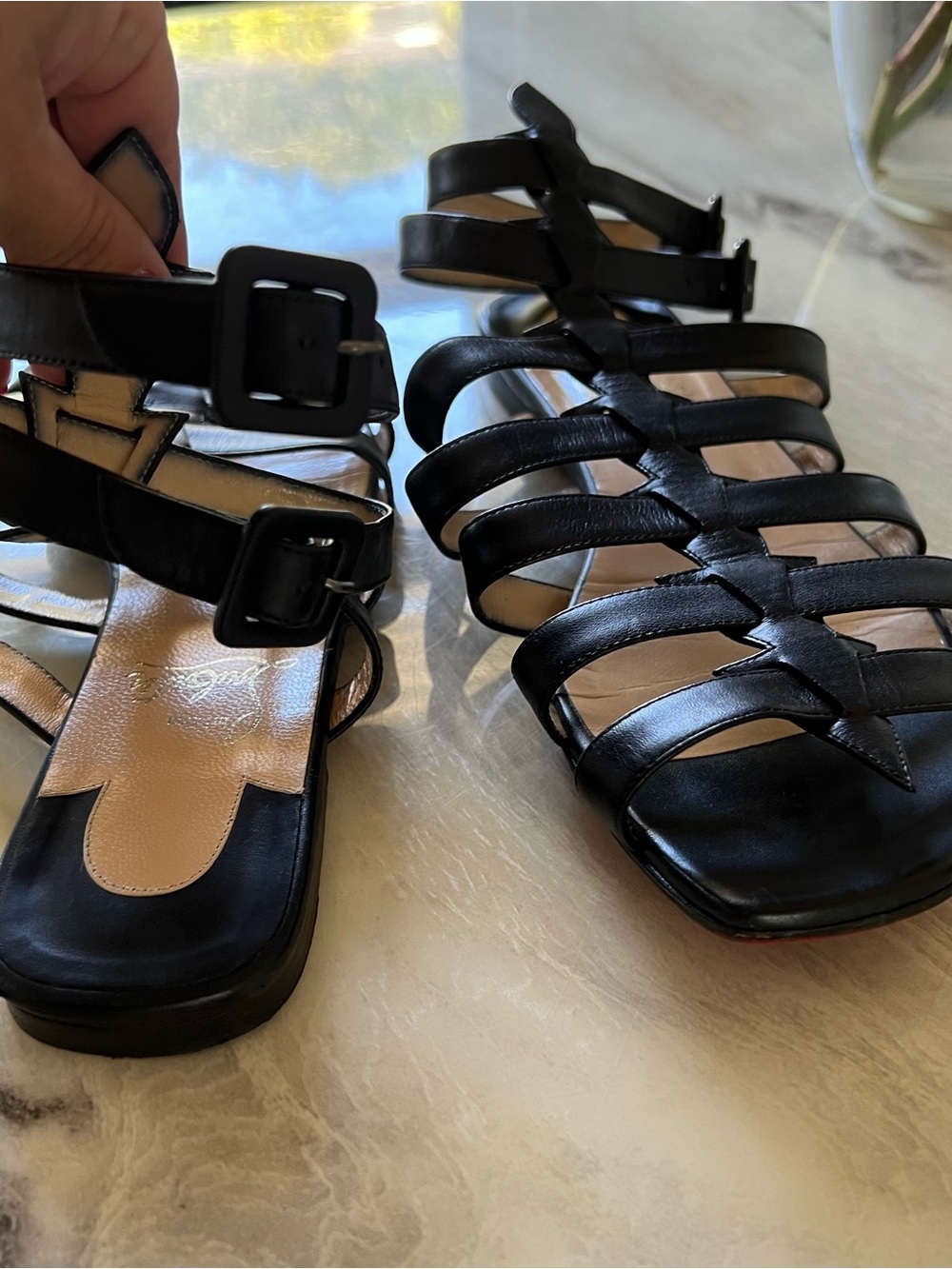 Christian Louboutin Neronna Cage Flat Sandals - Picture 8 of 13